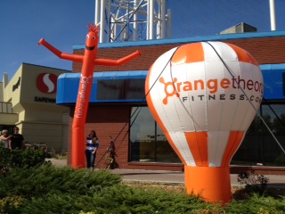 Hot Air Balloon for Orange Theory Fitness